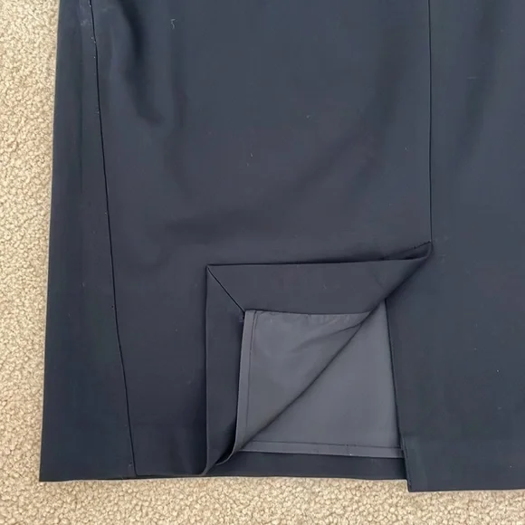 DKNY Black Midi Skirt. - Picture 8 of 13